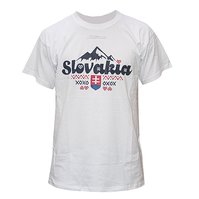 Tričko Slovakia hory biele-M Tričko Slovakia hory biele-M
